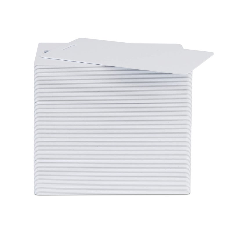 easyIDea Pack of 500 White CR80 PVC Cards with Slot Punch on Short Side | 30 mil by easyIDea - Image 5